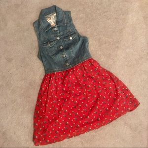 American Rag Denim Bodice Sleeveless Dress